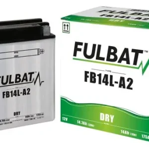 Akumulator FULBAT YB14L-A2 (12N14-3A) (suchy, obsługowy, kwas w zestawie) Ekspresowa dostawa